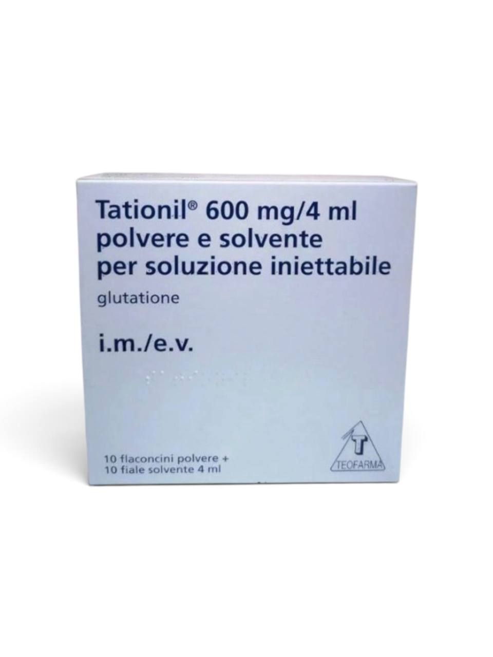 Envase de Tationil, glutatión